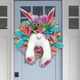 thumbnail image 5 of Corona de Puerta de Pascua para la Puerta Delantera, 2024 Piernas Móviles Guirnalda Patio Exterior Pared Colgante Decoraciones de Vacaciones, Calidad de Tela Colgante, Decoraciones de Puerta Delantera, 5 of 7