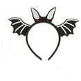 thumbnail image 2 of Fiudx Diadema de Murciélago con Sombrero de Bruja, Accesorio para Fiesta de Halloween, Diseño Divertido y Peculiar, Versátil para Todas Las Edades, Toque Final Espeluznante para Disfraz, Ajuste Cómod, 2 of 6