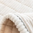 thumbnail image 2 of TOPCHANCES Non-Slip Chair Cushion, Thickened Plush Couch Covers, Couch Mattress Protector Furniture Protector, 45x45 cm, Milky White, 2 of 8