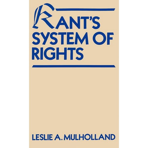 Kant's System of Rights, (Hardcover)