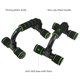 thumbnail image 5 of Set de entrenamiento multifuncional en casa con rueda abdominal, cuerda para saltar, barras de flexiones y más, ideal para hombres y mujeres, color azul, 7 piezas., 5 of 6