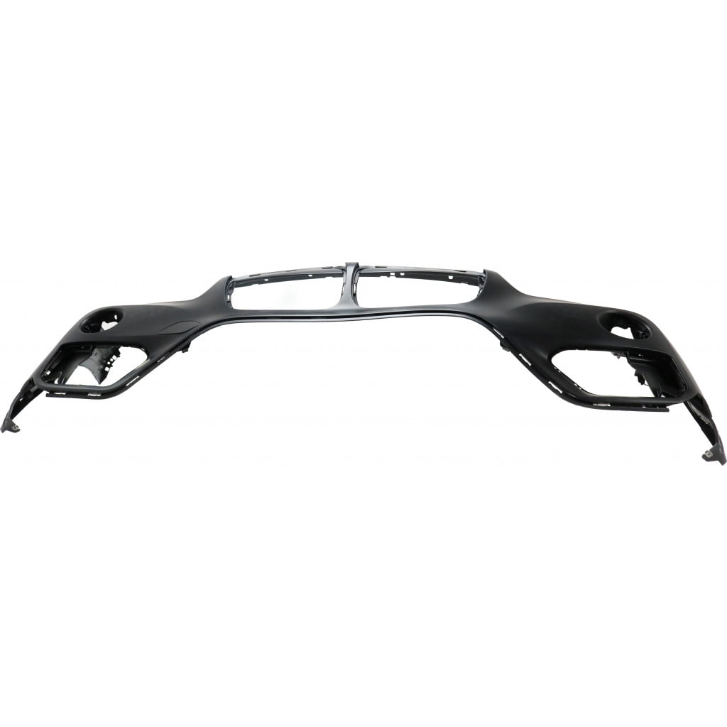 For BMW X1 Front Bumper Cover 2016 2017 2018 Upper | Primed | Plastic | w/o M Package | w/o Headlight Washer & Park Distance Control Sensor Holes | BM1014100 | 51117453562