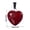 As shows, variant on Heart Pendant Crystal Stone Peach Heart Pendant Women's Necklace Natural Rough Stone Love Pendant