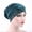 Blue Green, variant on Women Velvet Crystal Beanie Hat Stretch Turban Cap Headwear Hair Wrap Headwrap