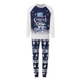 thumbnail image 4 of RUINIXCW Family Christmas Pajamas Matching Set Xmas Outfit Holiday Jammies Snowman Long Sleeve Tops Snowflake Pants Sleepwear Adult Kids Toddler Baby, 4 of 9