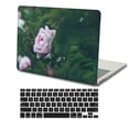 thumbnail image 4 of KSK KAISHEK Hard Case Cover Compatible with MacBook Pro 15" with Touch Bar + Black Keyboard Cover Model: A1707/A1990 (Rose series 0687), 4 of 5