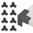 thumbnail image 1 of Uxcell Protecteurs d'Angle 8 Pcs Protecteurs d'Angle de Table Garde d'Angle de Meuble et Pare-Chocs de Bords (en Forme 3D, Noir), 1 of 6