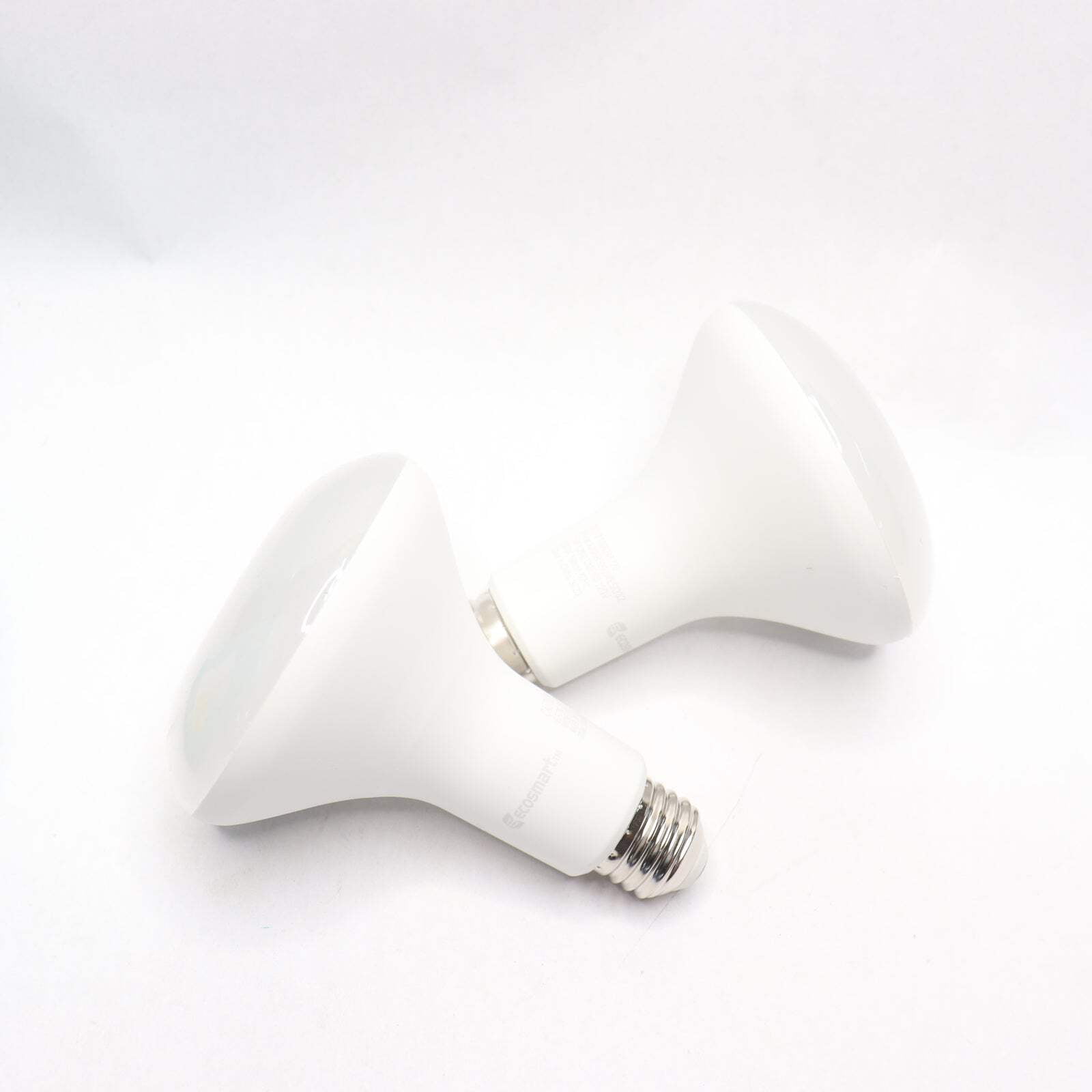 EcoSmart Bulbs EcoSmart 90-Watt Equivalent BR30 Dimmable Energy Star LED Light Bulb in Bright White (2-Pack)