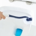 thumbnail image 3 of Ounissouiy Cepillo de baño reutilizable, herramienta de limpieza, depurador multiusos con cepillos de mango largo, accesorio para lavabo, cuarto Suministros de limpieza para el hogar Rosado, 3 of 6