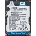 thumbnail image 1 of WD5000BEVT-80A0RT0, DCM HHNTJHN, Western Digital 500GB SATA 2.5 Hard Drive, 1 of 1