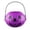 Purple, variant on Halloween Pumpkin Candy Bucket, Handheld Detachable 2-in-1 Trick or Treat Pail, Portable Party Favor Container for Girls Boys Holiday Collection Storage