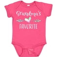 thumbnail image 3 of Inktastic Grandmas Favorite Heart Grandchild Boys or Girls Baby Bodysuit, 3 of 5