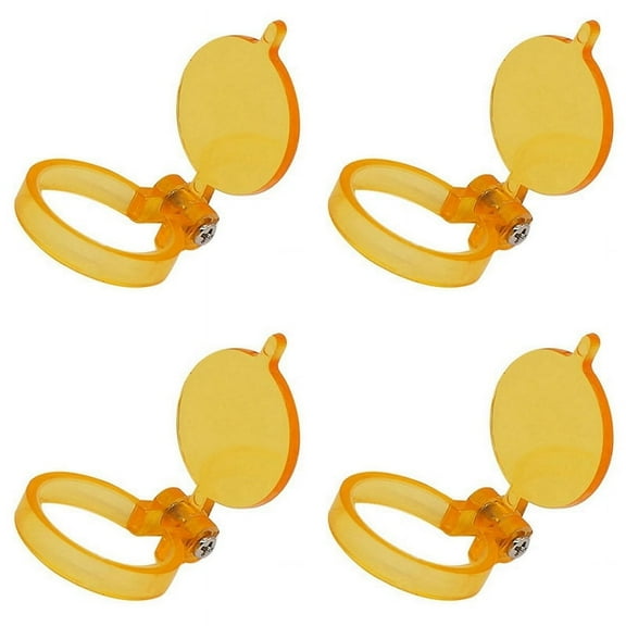4PCS Yellow Filter for LED Light Lamp Dental Loupes Useful Lab Illumination Optical Binocular Magnifier Accessories