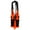 Orange, variant on Ice Pick for Winter Fishing and Climbing with Lifesaving Whistle Durable Orange Red Tool for Breaking Ice Gear