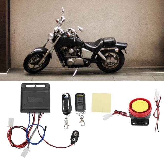 Sistema de alarma para motocicleta ANGGREK Alarma de vibración inalámbrica a prueba de agua