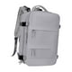 thumbnail image 5 of Mochila de viaje Bolsa de lona Adultos Mochila para computadora portátil para aviones Viajes de negocios Gris, 5 of 8