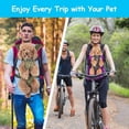 thumbnail image 3 of Newborn Brand Pet Front Dog Carrier Backpacks Adjustable For Hiking Cycling, 3 of 12
