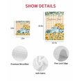 thumbnail image 7 of Sunflowers Trucks Kitchen Dish Towels for Drying Dishes Set of 3, Spring Farmhouse Eucalyptus Orange Plaid Waffle Weave Microfiber Hand Tea Bathroom Towels Quick Dry & Absorbent Towel 12x12, 7 of 7
