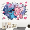 thumbnail image 4 of 3D Cartoon  wall stickers Wall Sticker Cartoon Pink Kids Wall Decals Peel and Stickers for Walls Bedroom Living Room Home Décor(15.7X23.7) Inch, 4 of 5