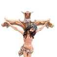 thumbnail image 3 of Cristo Cruz Crucifijo, Con Tripie, Imagen De Resina 42 Cm., 3 of 4
