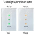 thumbnail image 3 of 2PCS Tuya WiFi Smart Touch Button Switch Connected Electric Curtains Blinds Roller Shutter for Alexa Home Siri EU Plug, 3 of 5