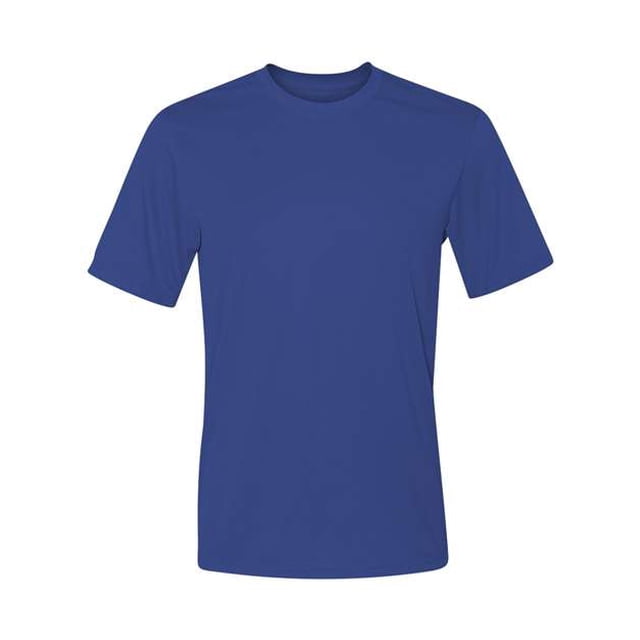 Camiseta para Hombre Hanes Cool DRI TAGLESS Azul Real Pequeña