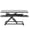 Black Carbon Fiber, variant on VIVO Black Height Adjustable 42" Standing Desk Monitor Riser, Sit Stand Tabletop