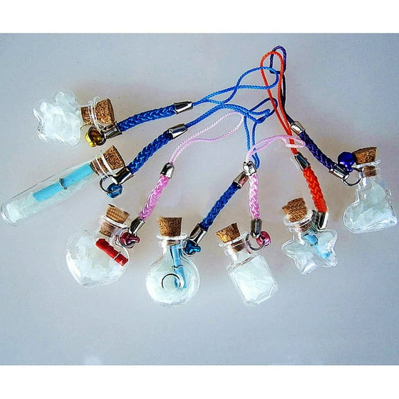 FRCOLOR 10Pcs Tiny Glass Wishing Bottles For Diy And Decorative Projects
