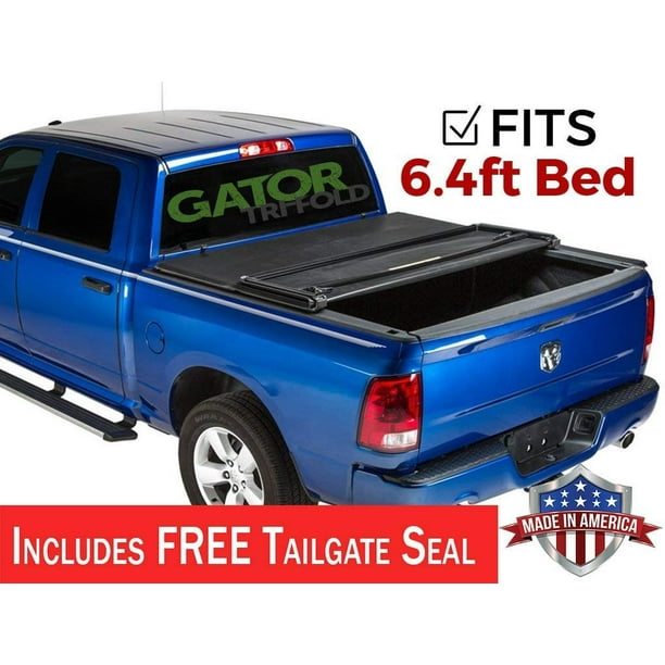 Gator Etx Tri Fold Fits 2009 2018 Dodge Ram 6 4 Ft Bed No Rambox Only Tonneau Truck Bed Cover Made In The Usa 59202 Walmart Com Walmart Com