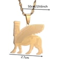 thumbnail image 2 of HAHDAXIA Cache-Cou Pendentif Ashur pour Femmes Hommes Lamassu Assyrien Bijoux de Divinité Protectrice, 2 of 3