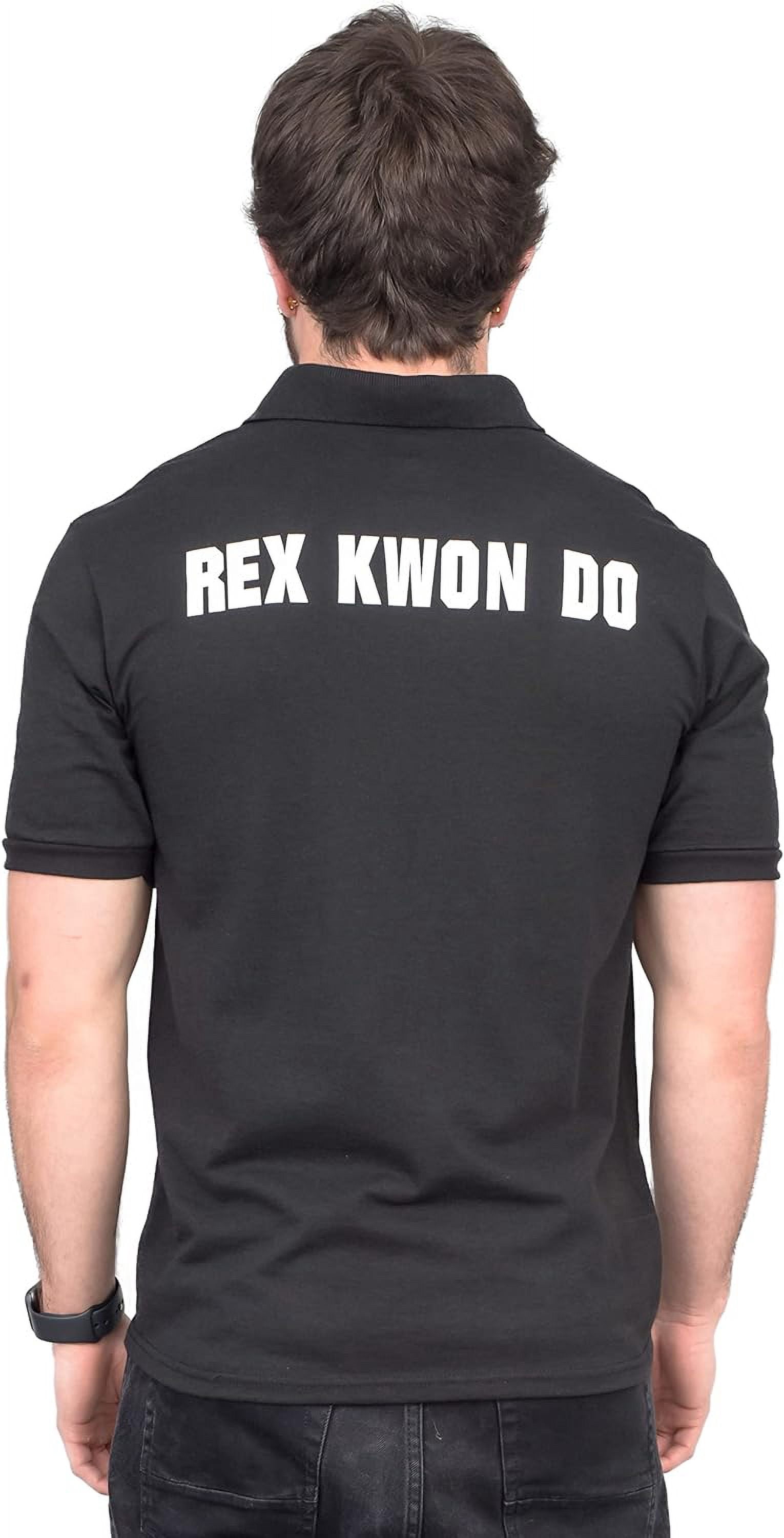 Napoleon Dynamite Rex Kwon Do Black Polo Shirt - Walmart.com