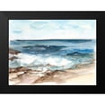 thumbnail image 2 of Harper, Ethan 14x12 Black Modern Framed Museum Art Print Titled - Coastal Watercolor V, 2 of 5