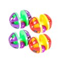 thumbnail image 4 of OUNONA 4pcs Kitten Bouncy Balls for Indoor Play Assorted Color Plastic Toys, 4 of 7