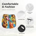 thumbnail image 6 of Lsque Colorful Giraffes with Drinks Printed Women's Running Shorts with Liner Pockets,Elastic Quick Dry Workout Athletic Gym Yoga Shorts,Womens High Waist Shorts-X-Large, 6 of 9