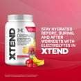 thumbnail image 2 of XTEND Original BCAA Powder, Sugar Free Post Workout Muscle Recovery Drink with Amino Acids and 7g BCAAs, Knockout Fruit Punch Flavor, 90 Servings, 2 of 8