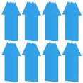 thumbnail image 1 of Uxcell Paquete de 48 Etiquetas de Flecha, Señal de Flecha Autoadhesiva de 6 Pulgadas para Marcado de Suelo, Camino, Pared y Oficina, Etiquetas de Flecha Impermeables [Azul], 1 of 7