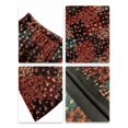 thumbnail image 4 of Jaimenalin Women'S Chiffon Elastic High Waist Pleated A-Line Flared Maxi Skirts Flower-215 XL, 4 of 9