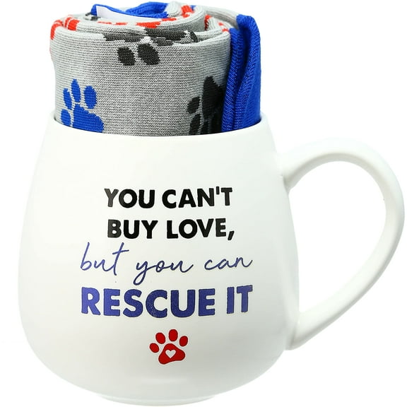 Pavilion Gift Company - Rescue - 15.5 oz Mug and Sock Set