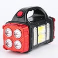 thumbnail image 2 of Portable Solar Lantern 5V 2A 1500/2400mAh IP44 Waterproof Solar Working Hand Lamp COB Flood Light, 2 of 9