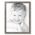 thumbnail image 2 of ArtToFrames 19x24 inch Muted Warm Silver Picture Frame, Silver MDF Poster Frame (4681), 2 of 8