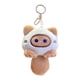 thumbnail image 2 of Colgante de muñeco de peluche Yinane llavero de animal de peluche suave caqui, 2 of 8