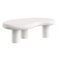 thumbnail image 2 of Elowen Outdoor Patio Coffee Table in White, 2 of 10