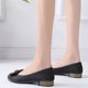 thumbnail image 2 of Amzcrzy Zapatos de mujer,Zapatos de mujer,Zapatillas de mujer, Zapatos planos de tacón bajo con lazo y punta poco profunda para mujer Sandalias Mujer Zapatillas De Casa, 2 of 3