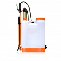 Jacto CD400 4 Gallon Lightweight Durable Hard Plastic Chemical Backpack Sprayer