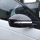 thumbnail image 2 of Pegatinas para espejo retrovisor de coche CHAO con diseño de rayas juego de 6 piezas blanco, 2 of 3