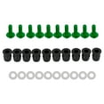 thumbnail image 2 of Pare-vent pour Moto Alu M5x16mm kit de Rondelles de Vis Vert 10 Pack, 2 of 7