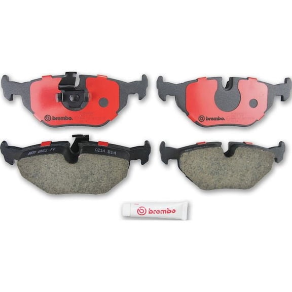 Rear Brake Pad Set - Compatible with 2001 - 2006 BMW 325Ci Base 2002 2003 2004 2005