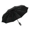 thumbnail image 1 of Paraguas Plegable Automático con de Gancho A Prueba de Lluvia, Parasol Portátil para Viajes Negro, 1 of 5
