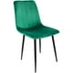 thumbnail image 2 of 2 Sillas Comedor Eames Tapizada Rack & Pack Verde Terciopelo Sala Habitación, 2 of 5