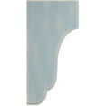 thumbnail image 2 of Ekena Millwork 5 3/4"W x 7"D x 14"H Capistrano Mission Wood Vintage Decor Corbel, Driftwood Blue, 2 of 6